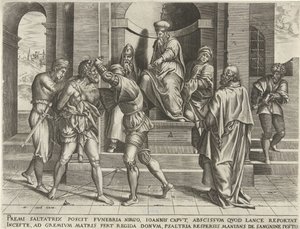 Gefangennahme von Johannes dem Täufer von Pieter van der Heyden