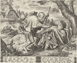 Parabel von den zwei Blinden von Pieter van der Heyden