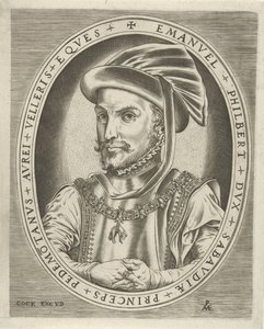 Porträt von Emanuel Philibert, Herzog von Savoyen, Porträts von Herrschern von Pieter van der Heyden