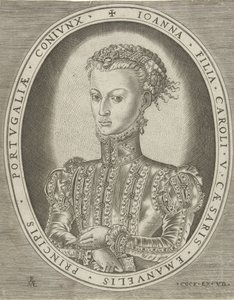 Porträt von Johanna von Habsburg