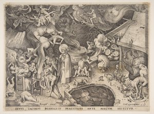 St. Jakob und der Magier Hermogenes aus Die Geschichte des Magiers Hermogenes, 1565