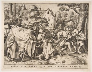 Die schmutzige Braut oder die Hochzeit von Mopsus und Nisa, 1570