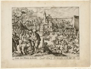 Winter, aus Die vier Jahreszeiten von Pieter van der Heyden