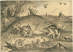 Die großen Fische fressen die kleinen Fische