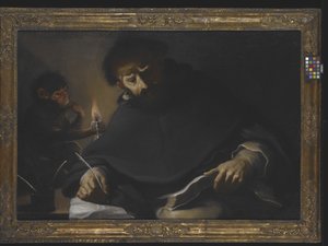 St. Dominikus und der Teufel von Pietro (1605 78) Della Vecchia