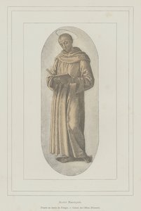 Der heilige Franziskus von Assisi von Pietro (after) Perugino
