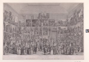 Ausstellung im Salon du Louvre 1787 von Pietro Antonio Martini