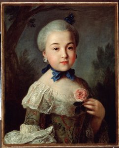 Porträt von Gräfin Varvara Scheremetjewa, 1760 von Pietro Antonio Rotari