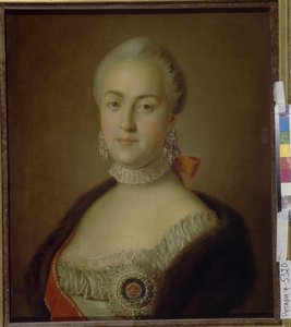 Porträt der Großherzogin Jekaterina Alexejewna, 1761 von Pietro Antonio Rotari