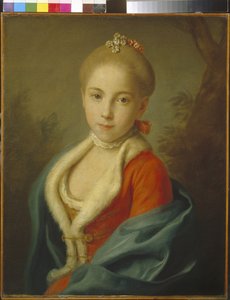 Porträt von Prinzessin Katharina von Holstein-Beck, 1760-62 von Pietro Antonio Rotari