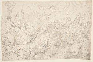 Studie für die Erhebung des Kreuzes von Pietro Dandini