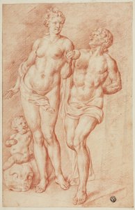 Venus und Paris von Pietro Dandini