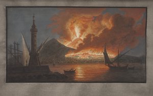 Tafel VI aus Campi Phlegraei: Beobachtungen der Vulkane der beiden Sizilien von William Hamilton, 1776 von Pietro Fabris