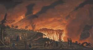 Tafel XXXVIII aus Campi Phlegraei: Beobachtungen der Vulkane der beiden Sizilien von William Hamilton, 1776 von Pietro Fabris