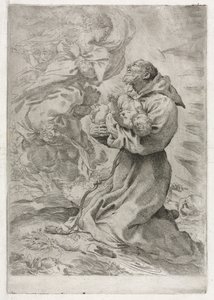 Die Vision des heiligen Franziskus von Assisi, 1590