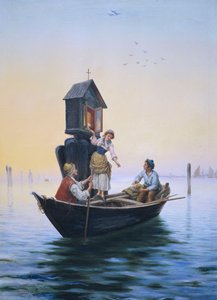 An einem venezianischen Schrein von Pietro Gabrini