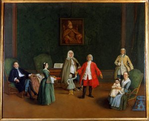Familienporträt von Pietro Longhi (1702-1785) von Pietro Longhi