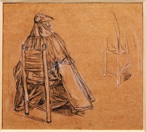 Italien, Venedig, Maskierter Herr (Gentiluomo con bautta) von Pietro Longhi