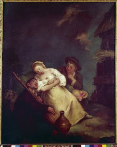 Schlafende Bäuerin von Pietro Longhi