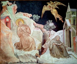 Heiliger Franziskus von Assisi empfängt die Stigmata von Pietro Lorenzetti