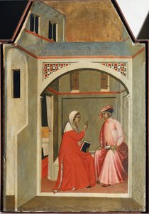 Trennung von St. Humility und ihrem Ehemann (Detail)