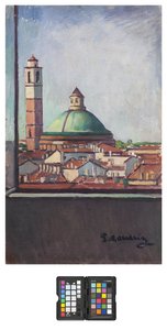 San Carlo Kuppel in Mailand, 1928 von Pietro Marussig