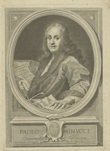 Porträt des Dichters Paolo Minucci 1606-1695, 1720er Jahre von Pietro Masini