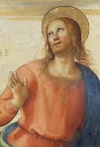 1496-1500, von Perugino, Fresko, Audienzsaal, Collegio del Cambio, Priorenpalast, Perugia, Umbrien, Italien von Pietro Perugino