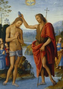 Taufe Christi von Pietro Perugino