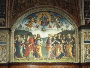 Heiliger Vater mit Propheten und Sibyllen