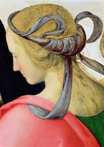 Die Vermählung der Jungfrau, Detail (Begleiterin der Jungfrau)