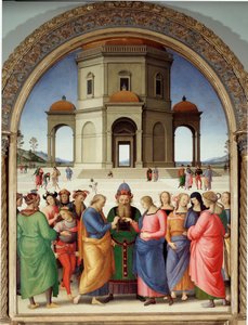 Die Hochzeit der Jungfrau von Pietro Perugino