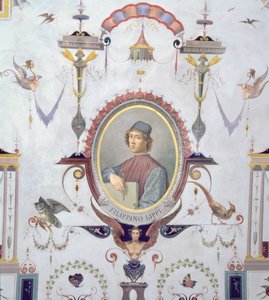 Porträt von Filippino Lippi (Fresko)