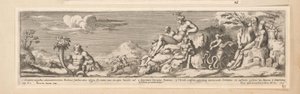 Allegorie auf die Route zwischen Rom und Florenz von Pietro Sante Bartoli