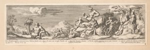 Allegorie auf die Route zwischen Rom und Florenz von Pietro Sante Bartoli