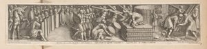 Soldaten schlagen ein Lager auf von Pietro Sante Bartoli