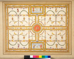 Unidentifiziertes Deckenbild von Pietro Santi Bartoli