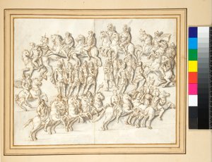 Basis der Säule des Antoninus Pius, Ostseite von Pietro Santi Bartoli
