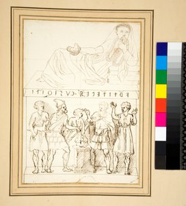 Etruskische Aschenurne von Pietro Santi Bartoli