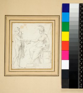 Große längliche Wand mit fünf Fächern