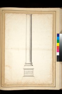 Die Säule des Antoninus Pius, gezeigt als restauriert