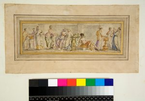 Gewölbe der Villa Madama von Pietro Santi Bartoli