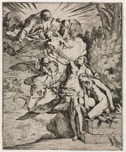 Das Opfer Abrahams von Pietro Testa