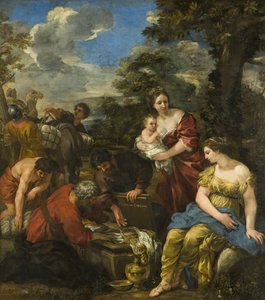 Laban sucht seine Idole von Pietro da Cortona