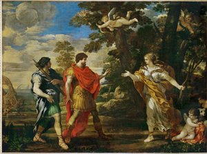 Venus als Jägerin erscheint Aeneas