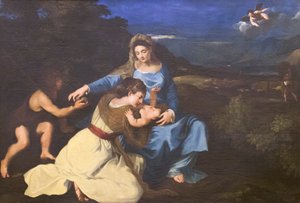 Madonna mit Kind und Heiligen, nach Tizian