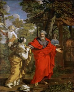 Rückkehr von Hagar von Pietro da Cortona