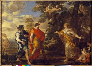 Venus als Jägerin erscheint in Aeneas von Pietro da Cortona