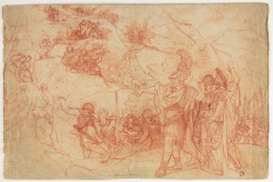 Römischer Kommandant befiehlt Angriff von Pietro da Cortona
