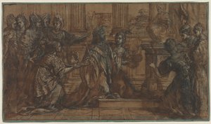 Der Götzendienst Salomos von Pietro da Cortona